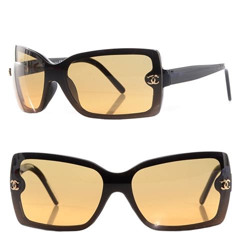 CHANEL CC Sunglasses 5065 Black 85861 .